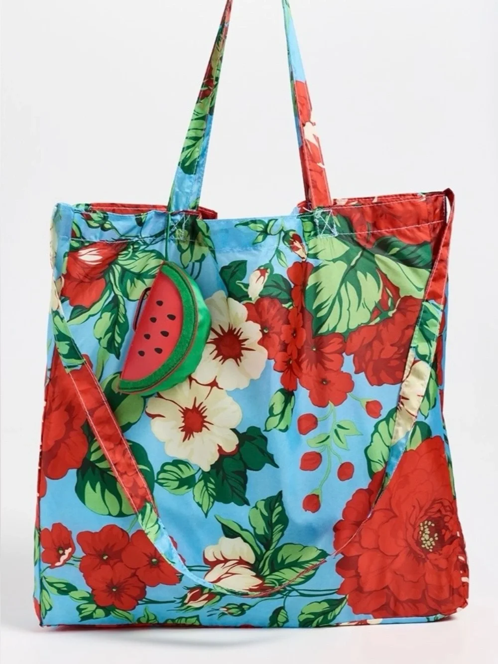 Farm Rio Fruit Bag in Watermelon. Packable. Brand new!